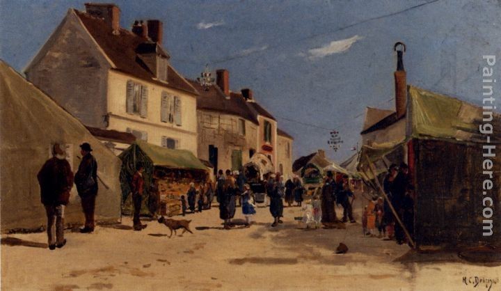 Hippolyte Camille Delpy Rue Pavoisee A Dieppe